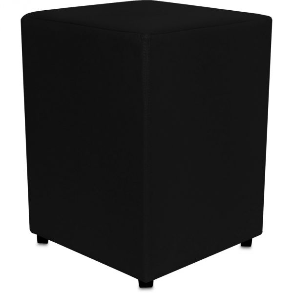 PUFF DECORATIVO = AMBARDECOR PRETO